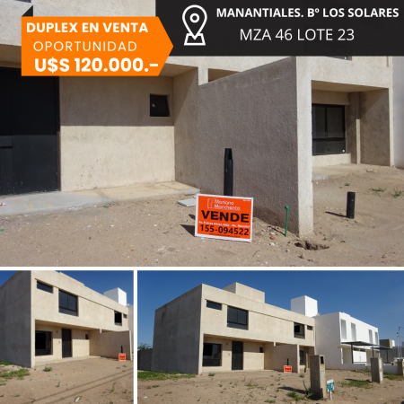 Manantiales, Oportunidad de inversion en duplex