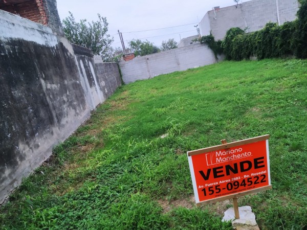 TERRENO PARA LA VENTA EN BARRIO ROSEDAL ANEXO