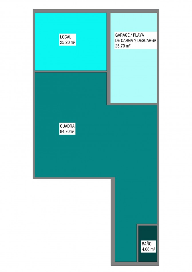 Salon comercial con local, espectacular zona sobre calle cacheuta.- 